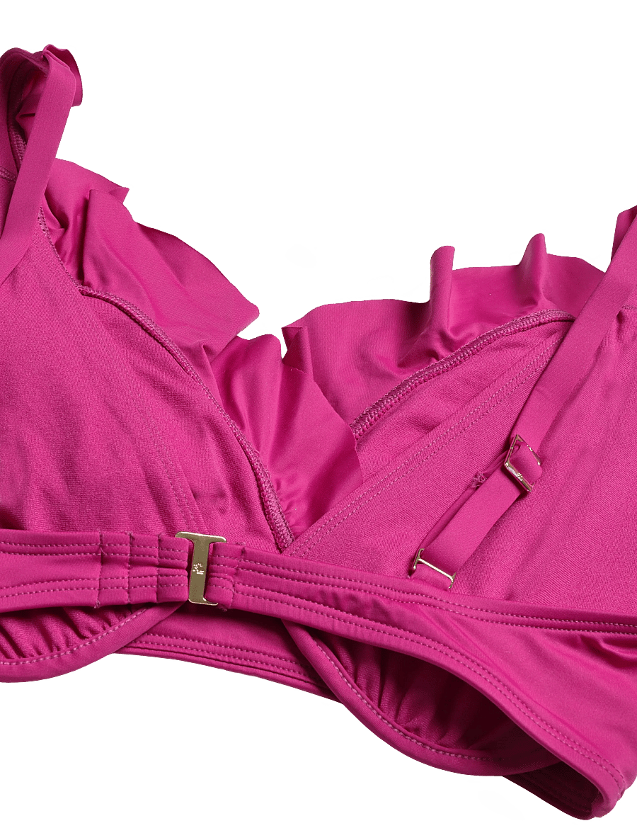 Lauren Ralph Lauren Swimwear - LRL Beach club Ruffle uw bra - bikini-oberteile mit bügel - plumeria - 3
