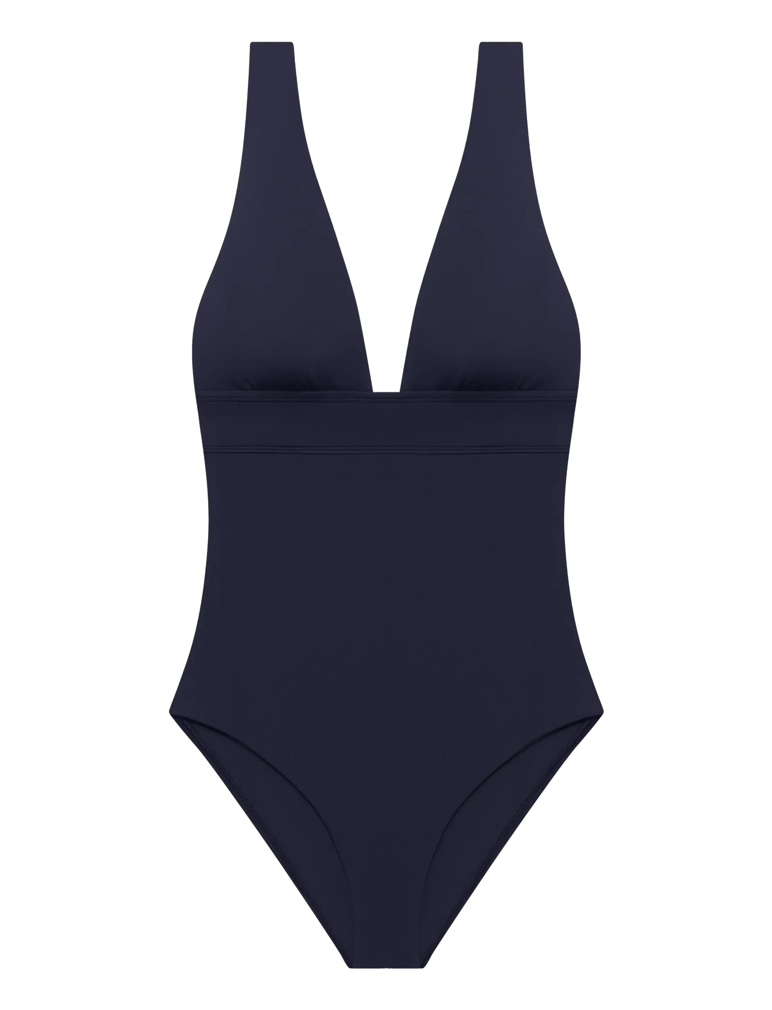 LAUREN RALPH LAUREN Bademode Lrl Bel Air Modern V-Ausschnitt Badeanzug Navy - 40 - Damen