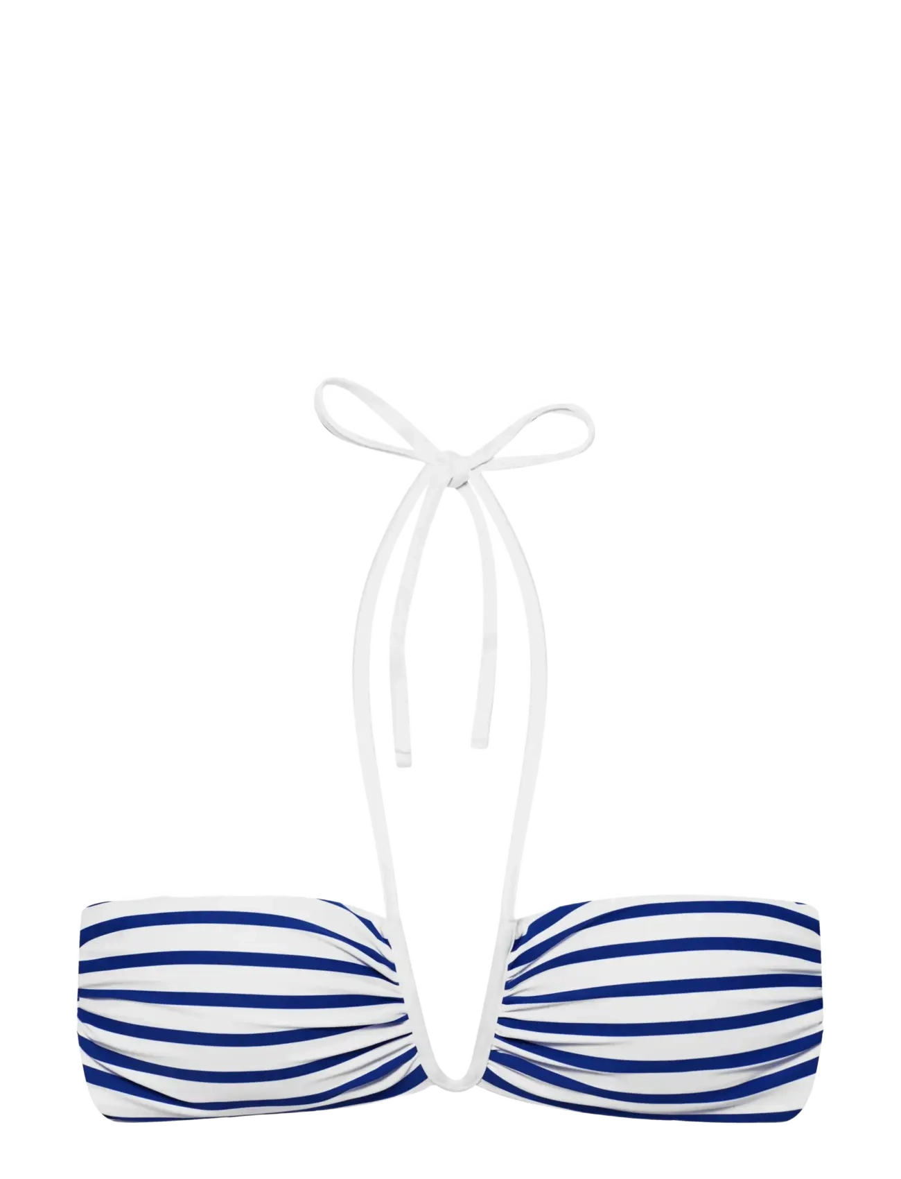 Lauren Ralph Lauren Swimwear LRL Seaside stripe Shirred uw bande - Vaatteet - SEASIDE STRIPE / white