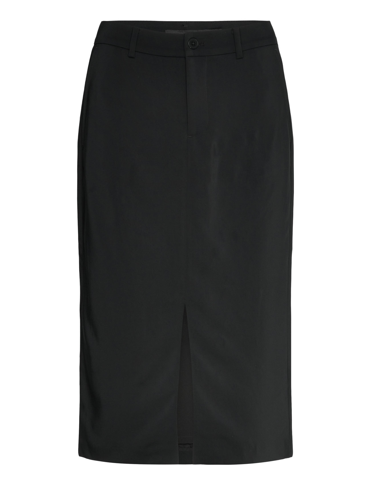 Lauren Ralph Lauren Stretch Cady Pencil Skirt - Black - 40