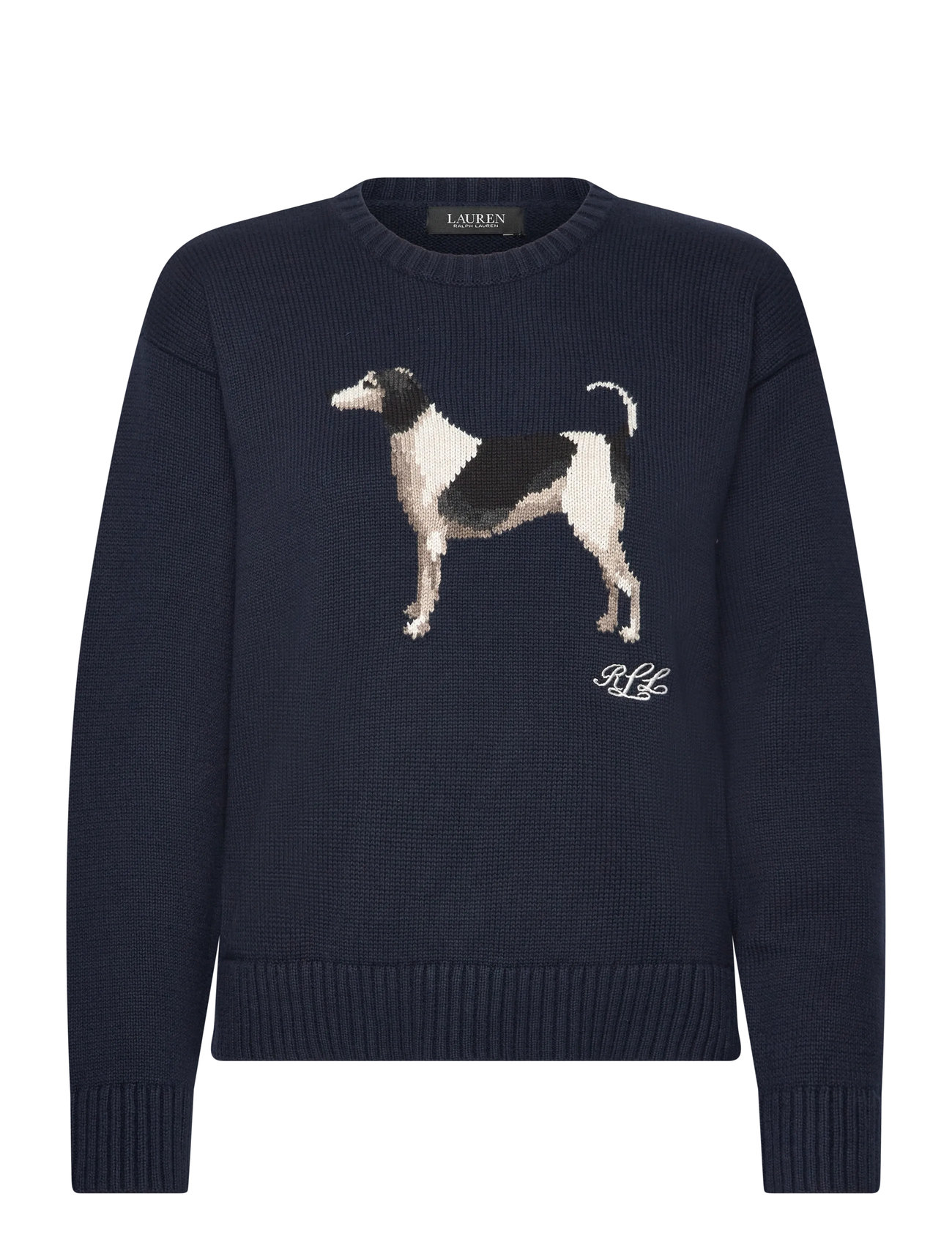 Lauren Ralph Lauren | Intarsia-Knit Dog Cotton Sweater | XL