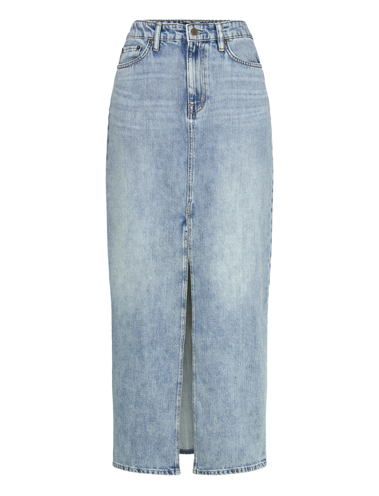 Lauren Ralph Lauren 3X1 Rigid Denim-Wvn-Skirt - Blue - 34