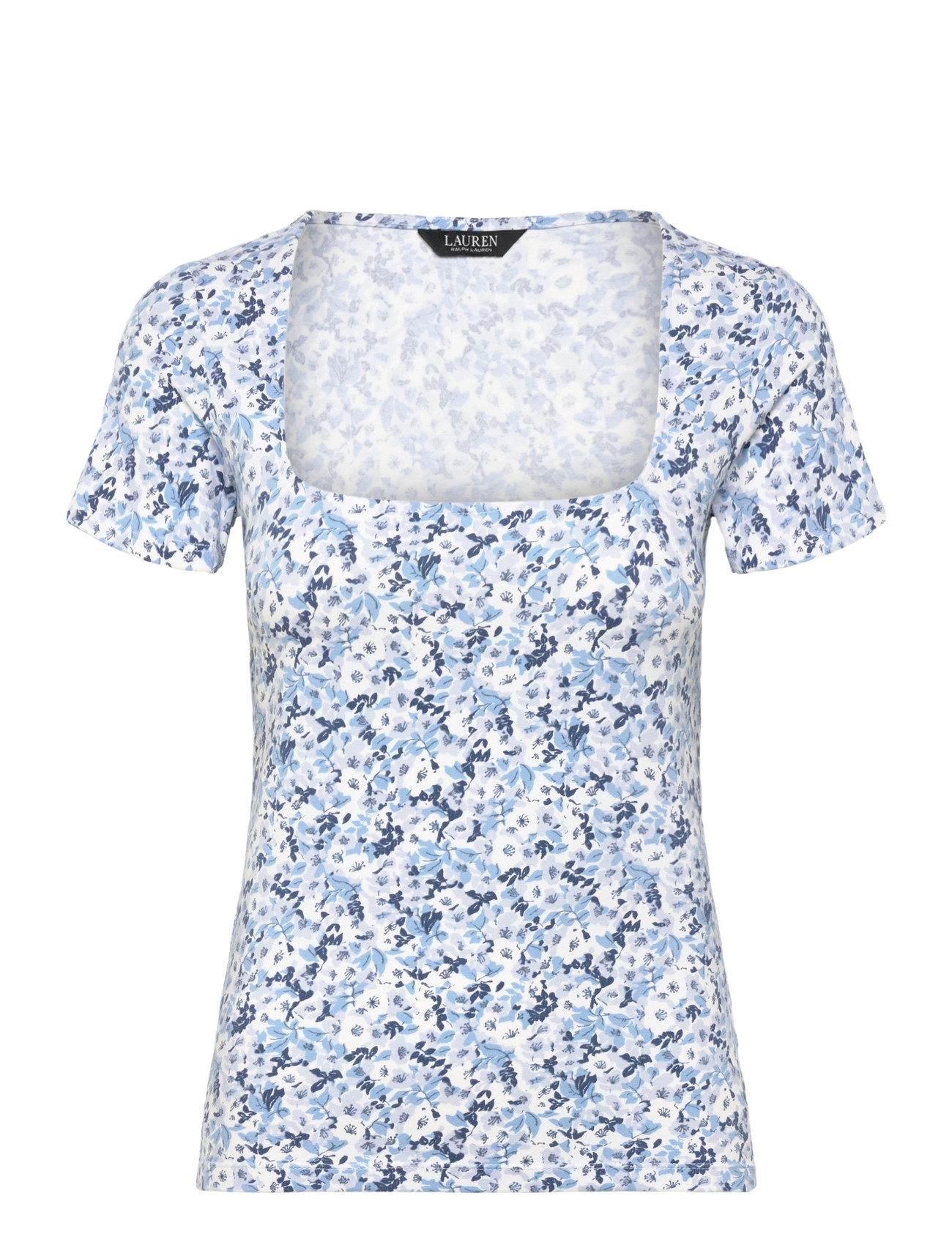 Lauren Ralph Lauren Ctn Elstaine Jrsy-Knt-Pullover - Blue - XS