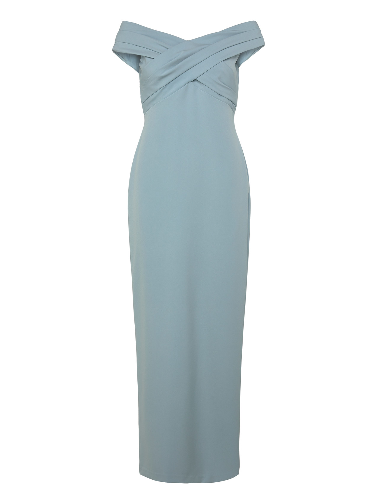 Lauren Ralph Lauren Plshd Crepe-Gown - Blue - 34 1