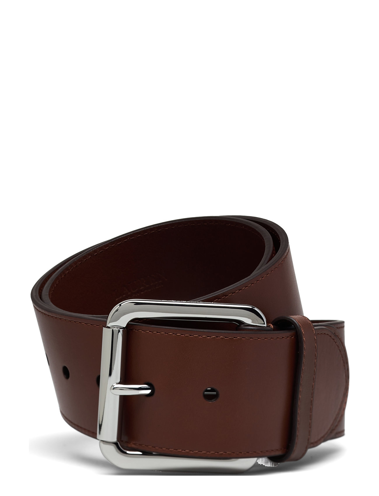 Lauren Ralph Lauren Vachetta Leather Wide Belt - - S 1