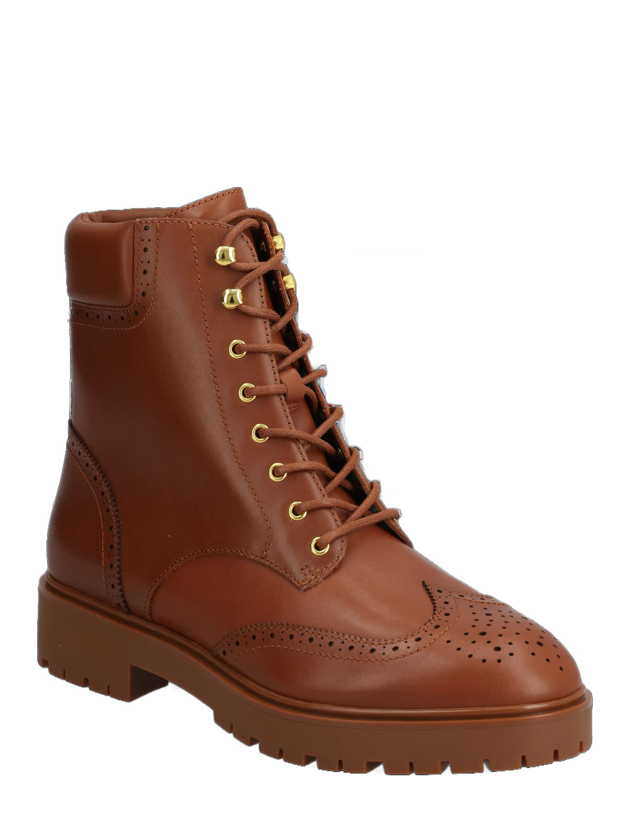 Lauren Ralph Lauren | Allyson Perforated Lace-Up Bootie | 41