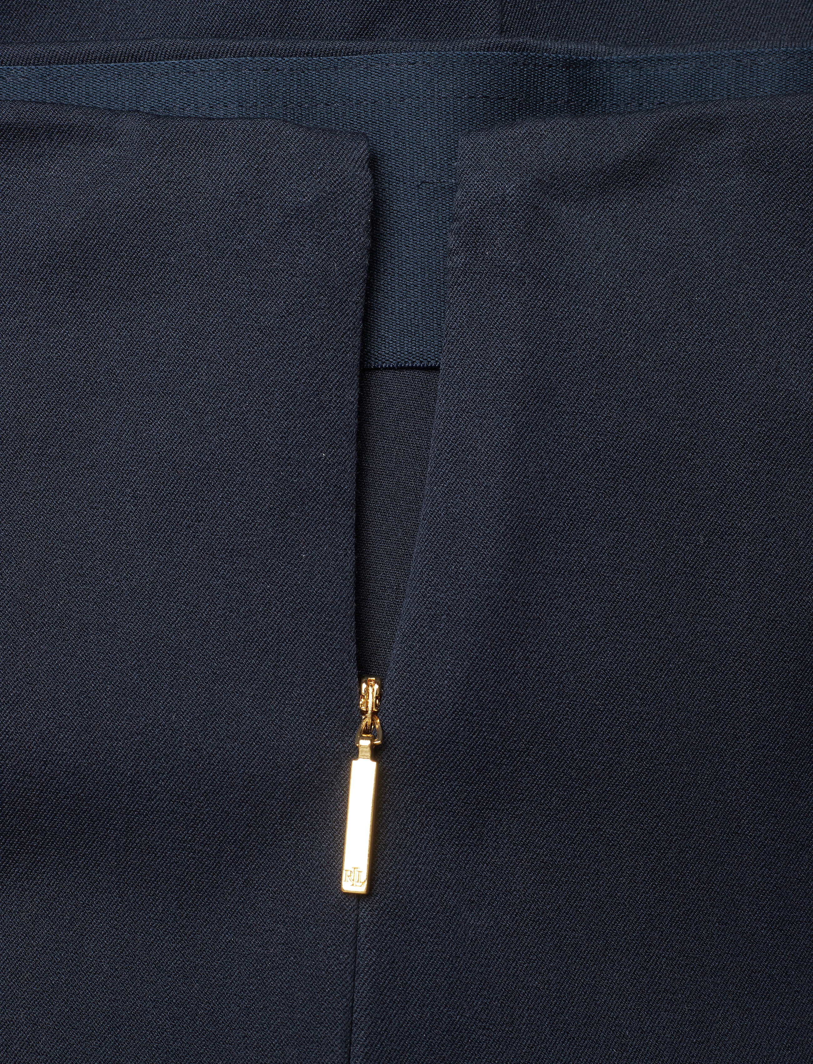 Lauren Ralph Lauren - Stretch Twill Skinny Pant - siaurėjančios kelnės - lauren navy - 4