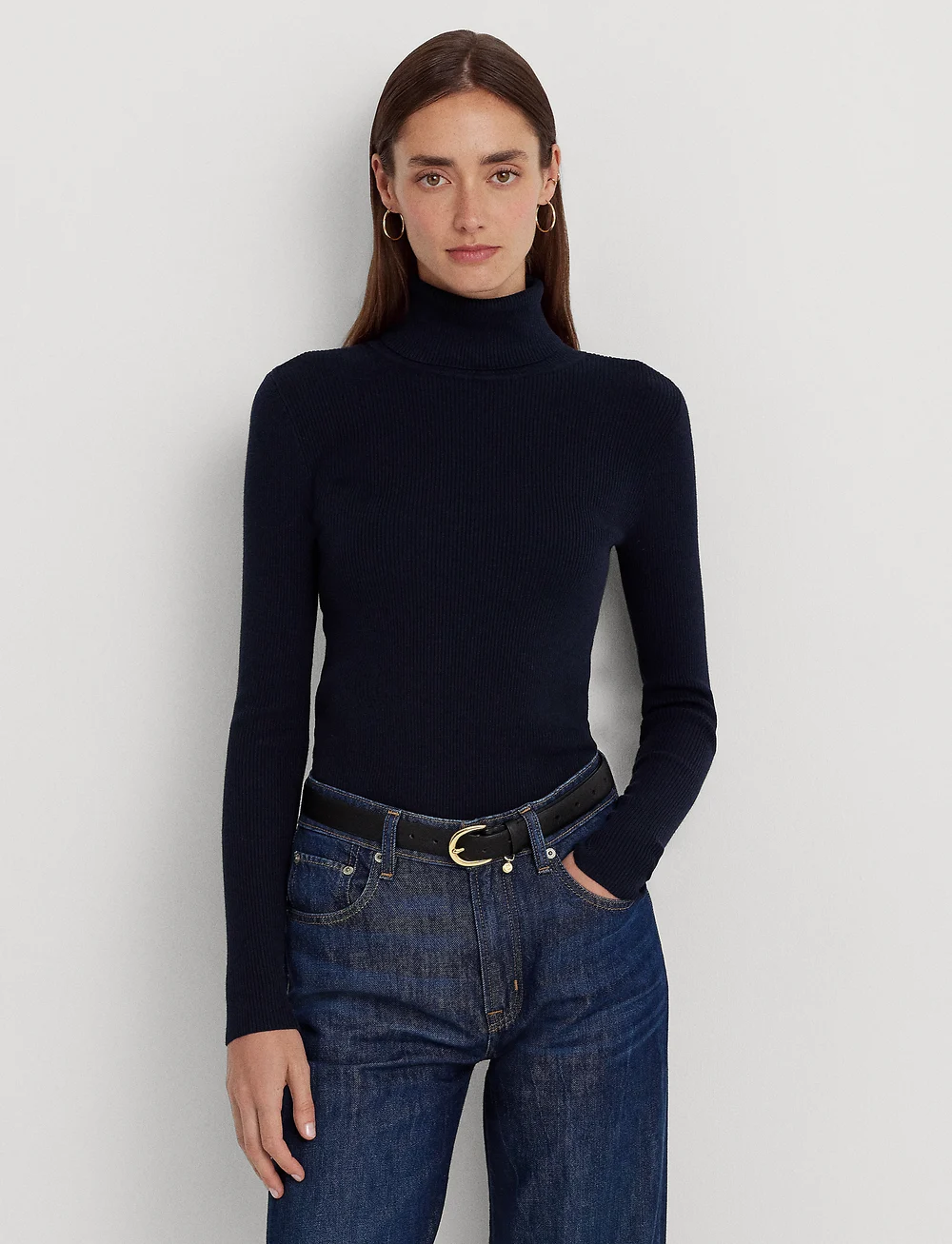 Lauren Ralph Lauren Ribbed Turtleneck Sweater Turtlenecks Boozt