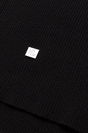 Lauren Ralph Lauren - STRETCH COTTON MODL-L/S TURTLE NECK - megztiniai su aukšta apykakle - polo black - 3