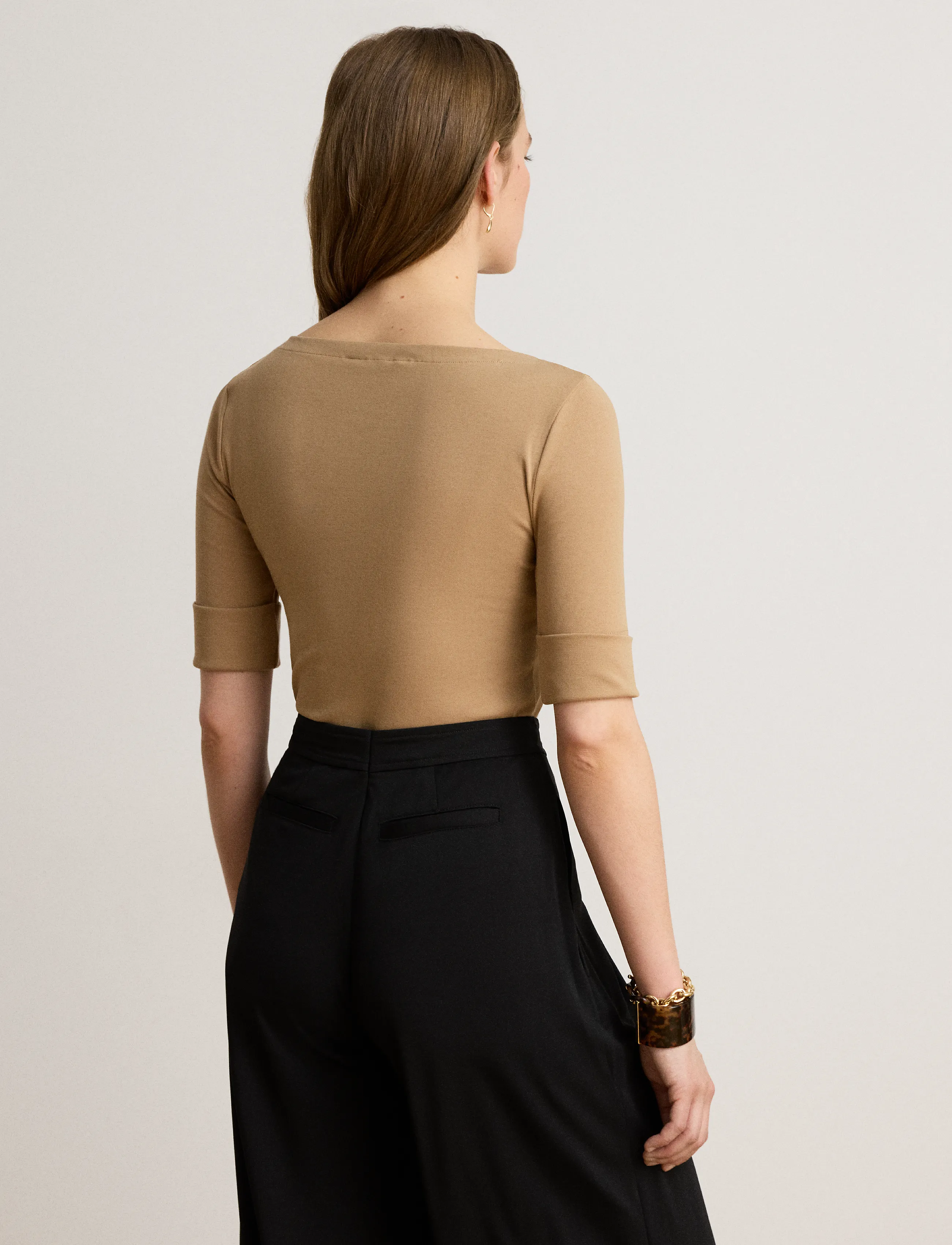 Lauren Ralph Lauren Stretch Cotton Boatneck Tee blusar dam – bild 7