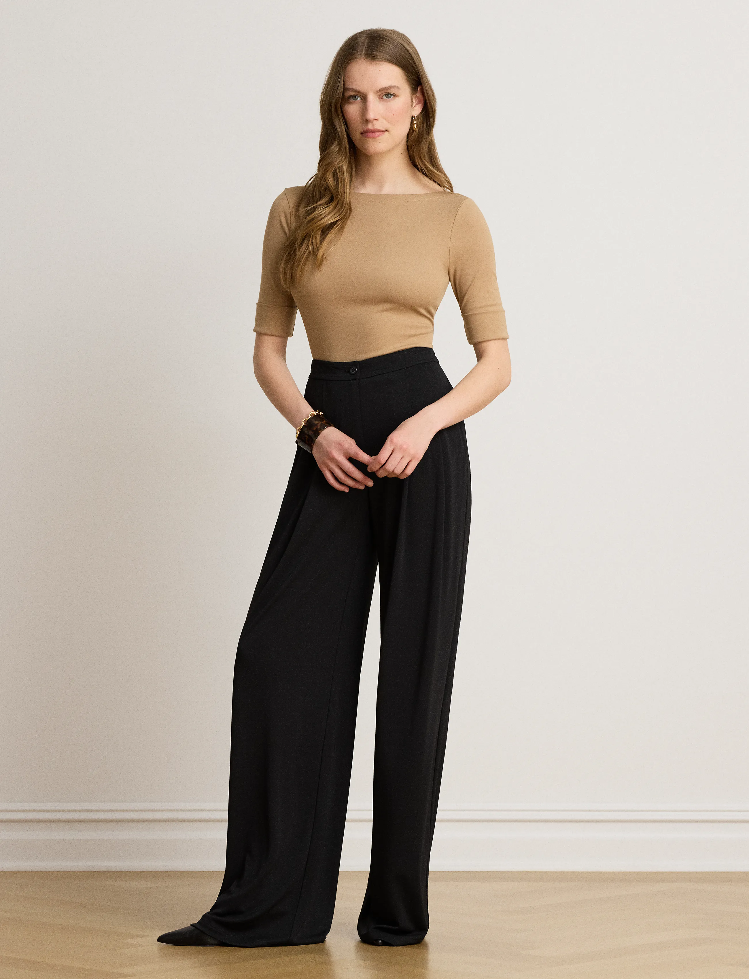Lauren Ralph Lauren Stretch Cotton Boatneck Tee blusar dam – bild 8