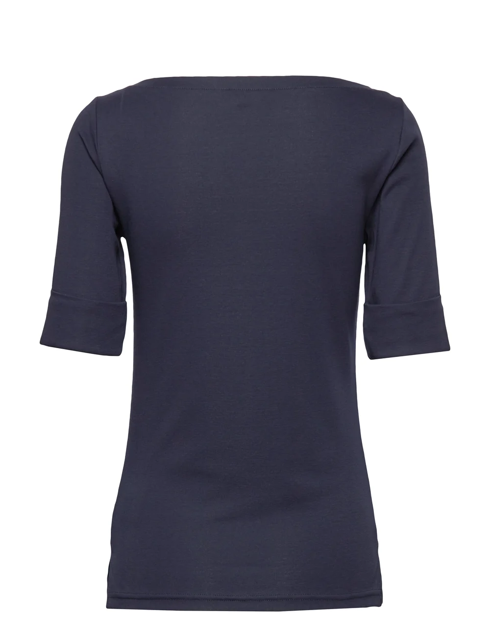 Lauren Ralph Lauren - Stretch Cotton Boatneck Tee - t-särgid - lauren navy - 1