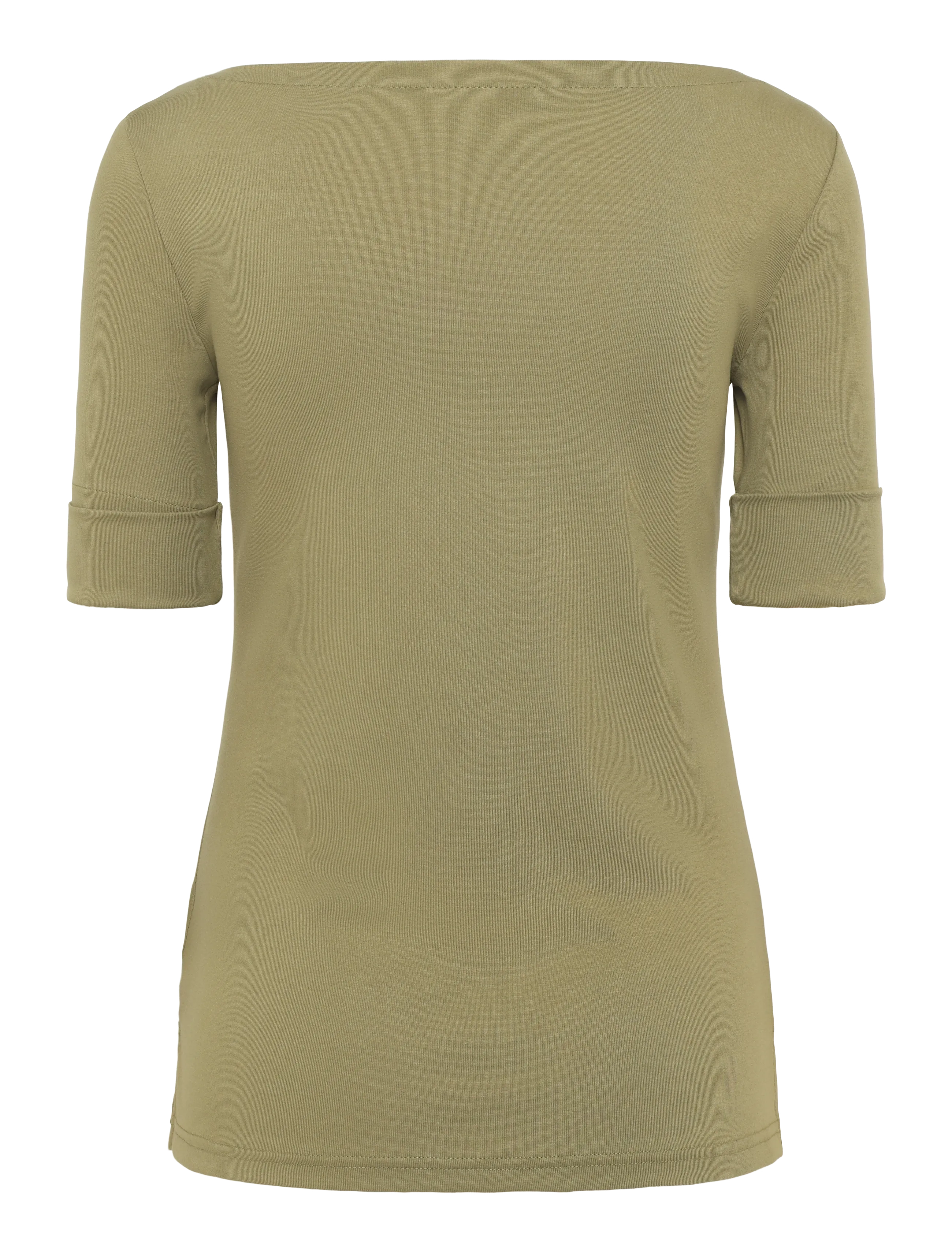 Lauren Ralph Lauren - Stretch Cotton Boatneck Tee - blouses à manches courtes - light agave - 2