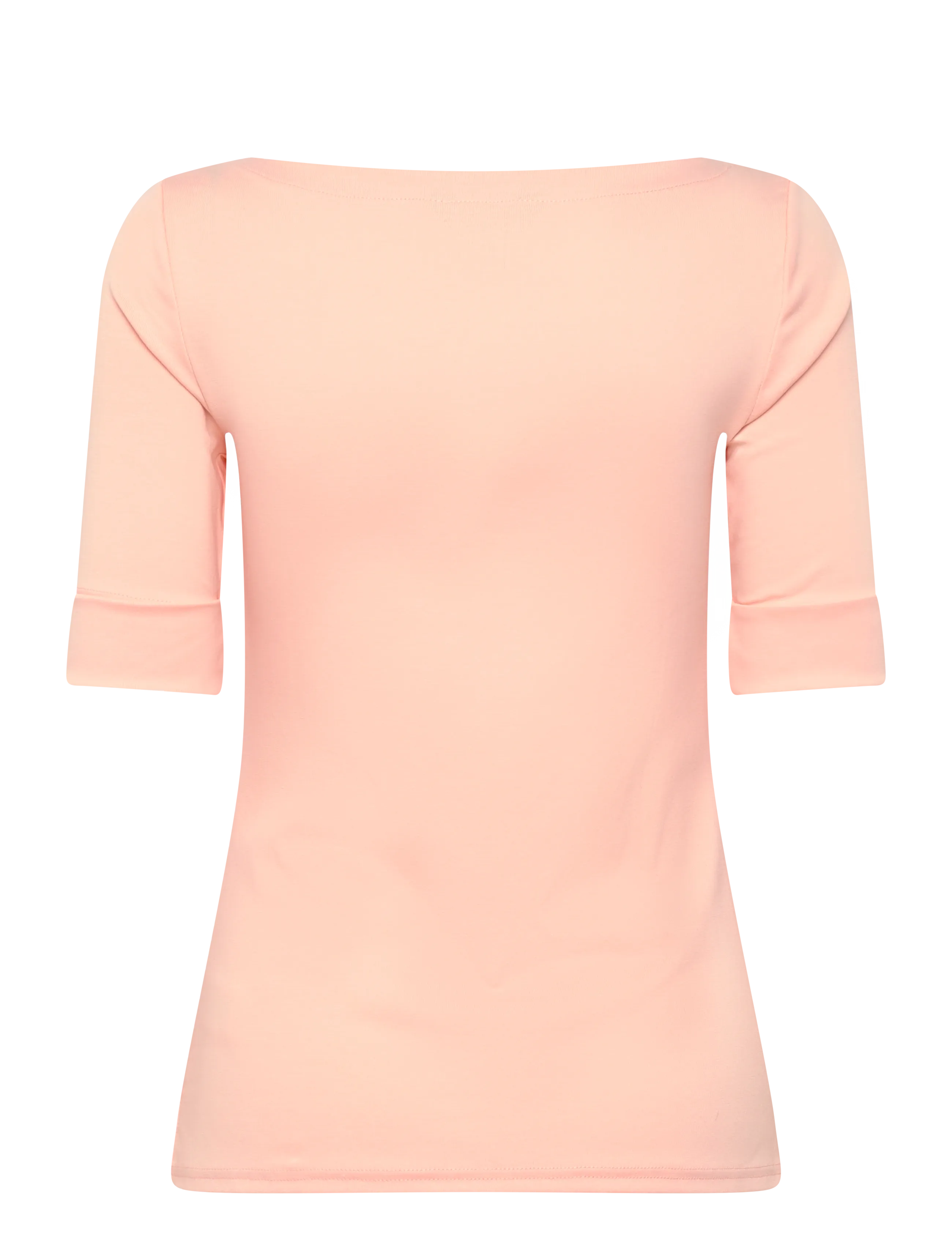 Lauren Ralph Lauren - Stretch Cotton Boatneck Tee - kortærmede bluser - light portside co - 1