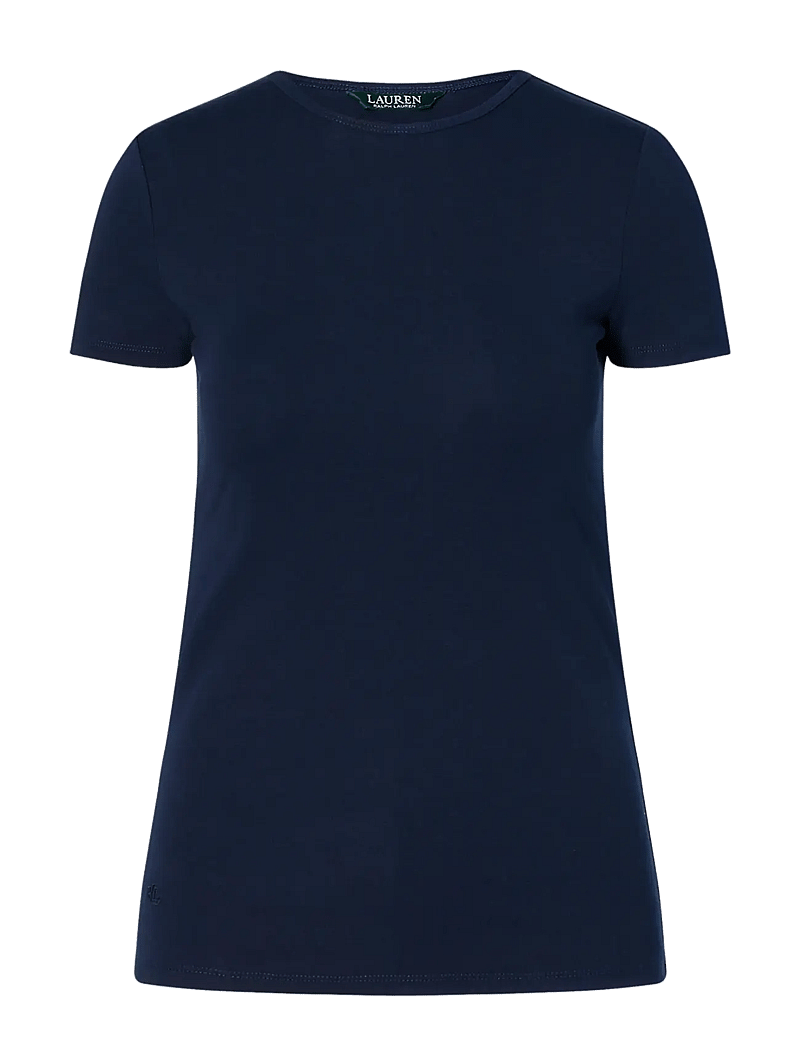 Lauren Ralph Lauren - Stretch Cotton Tee - t-shirts & tops - lauren navy - 1