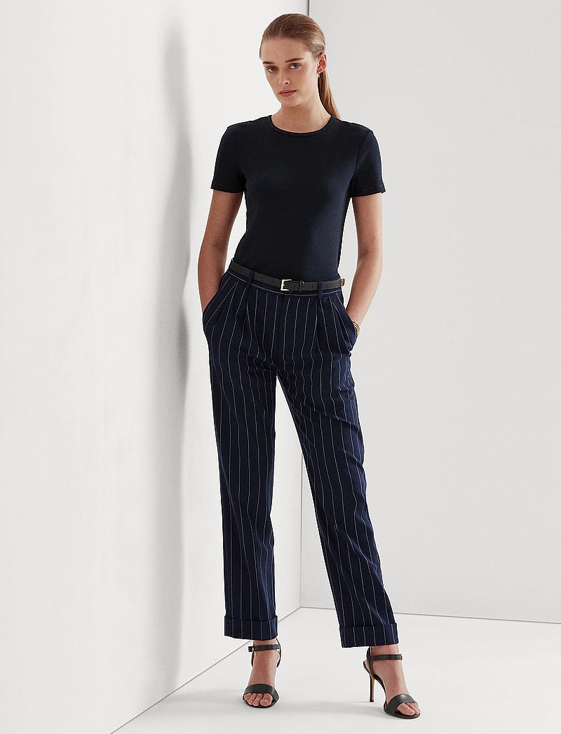 Lauren Ralph Lauren - Stretch Cotton Tee - t-shirts & tops - lauren navy - 0