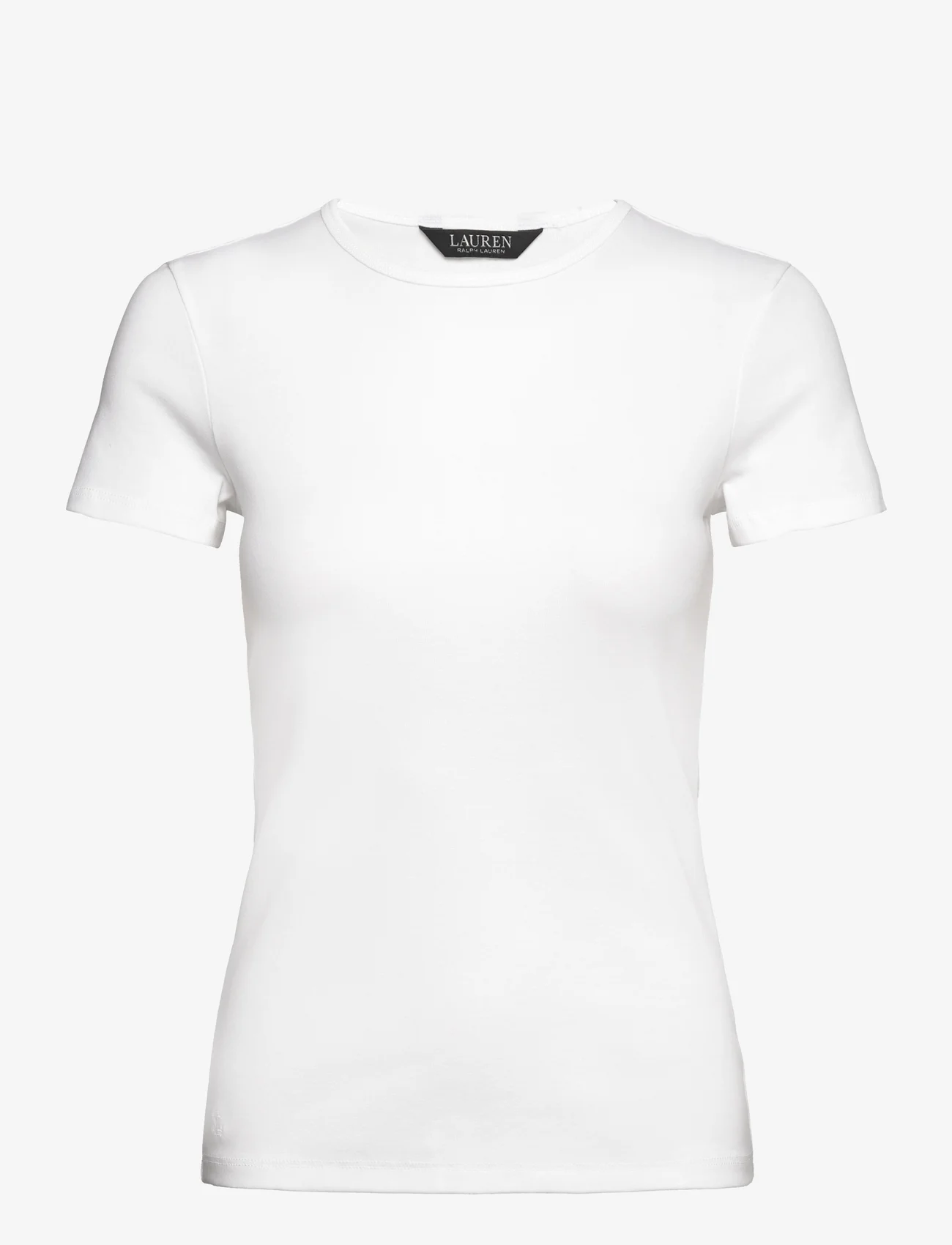 Lauren Ralph Lauren - Cotton-Blend T-Shirt - t-shirts - white - 0