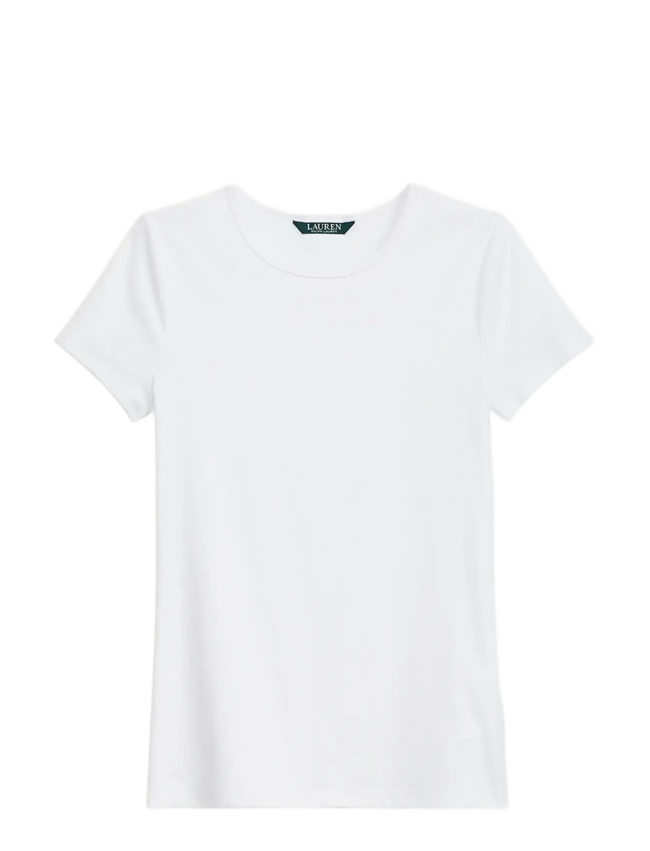 Stretch Cotton Tee - WHITE