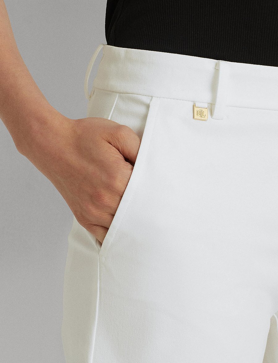 Lauren Ralph Lauren - Bi-Stretch Twill Short - chino shorts - white - 3