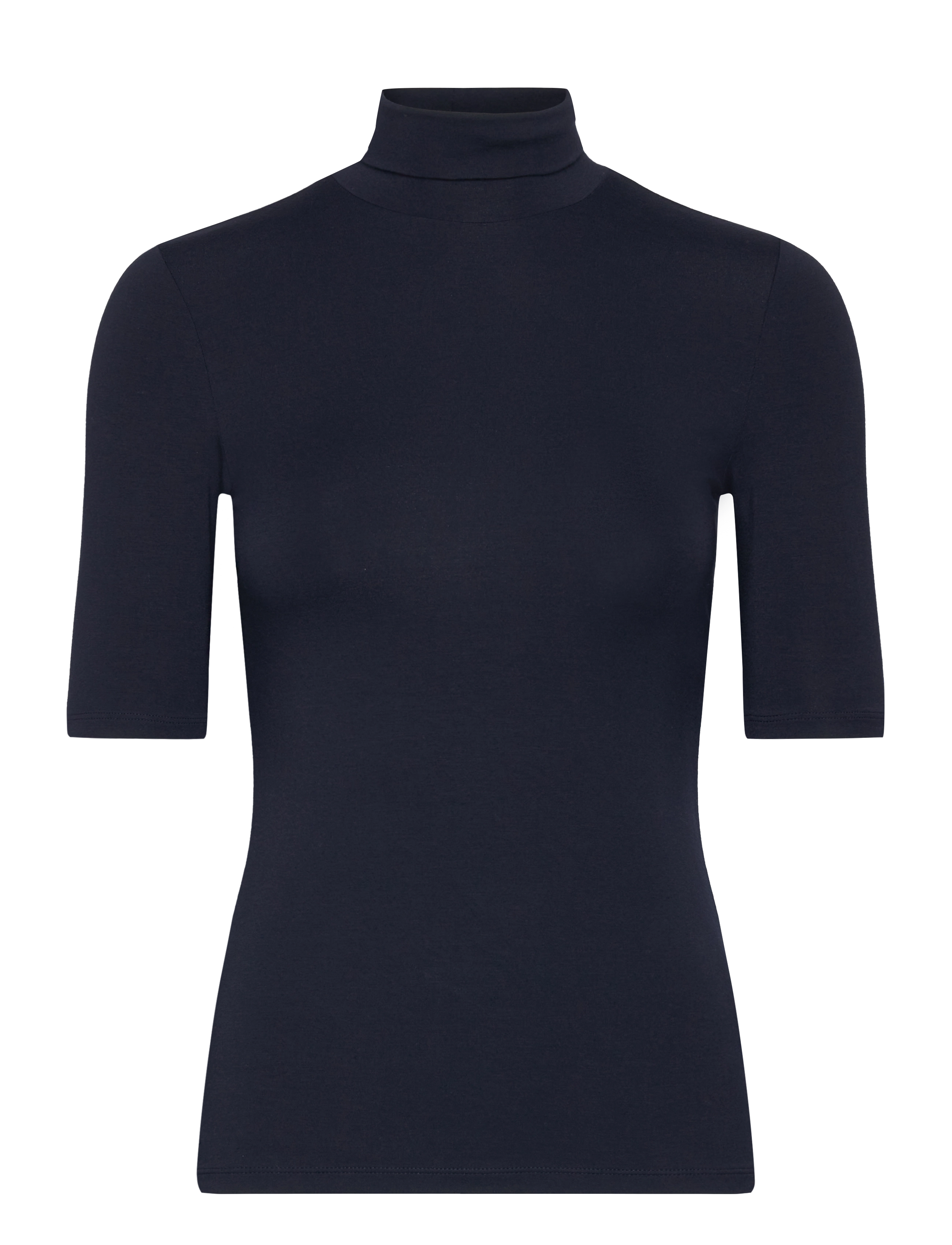 Stretch Jersey Turtleneck