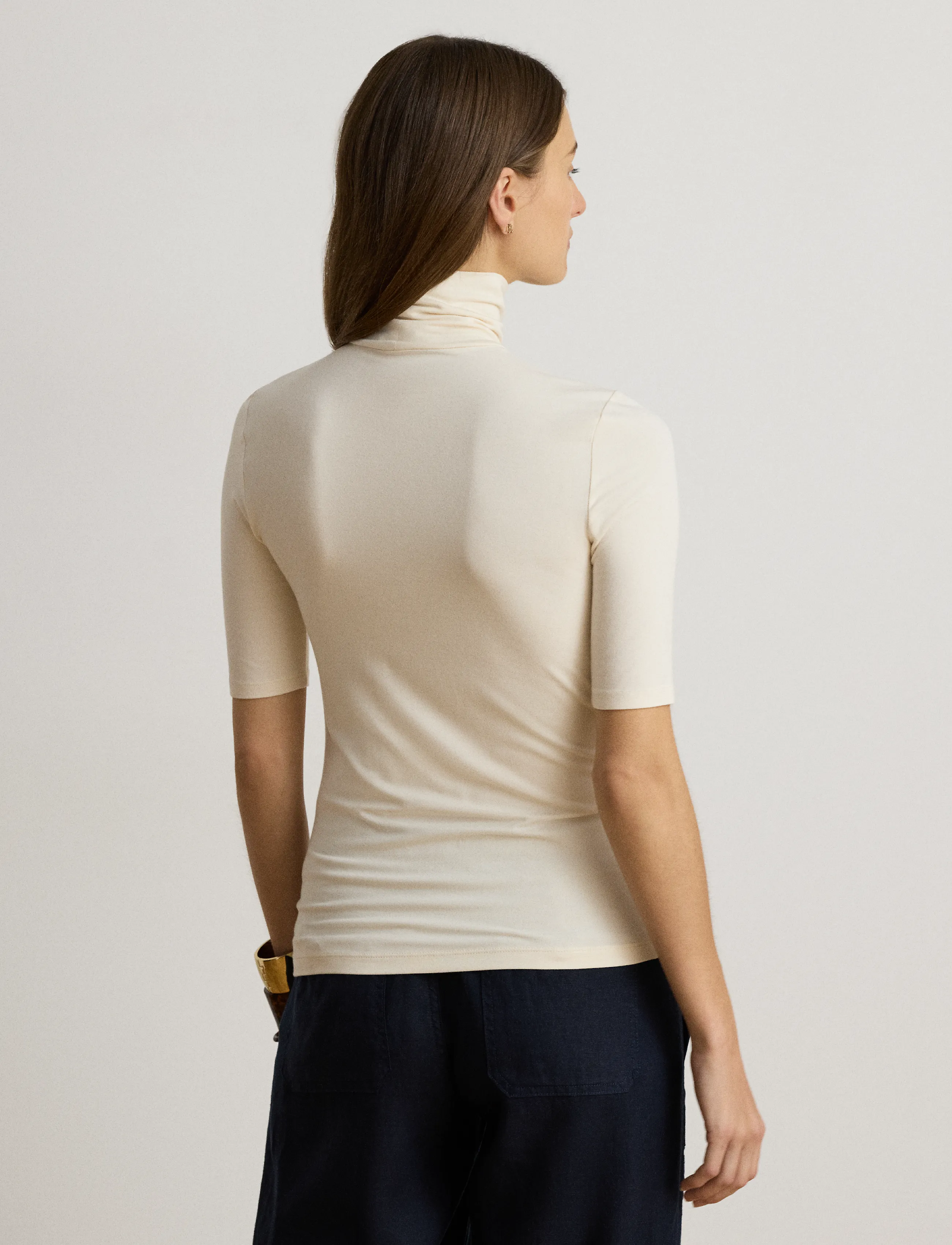Lauren Ralph Lauren Stretch Jersey Turtleneck toppar & linnen dam – bild 3