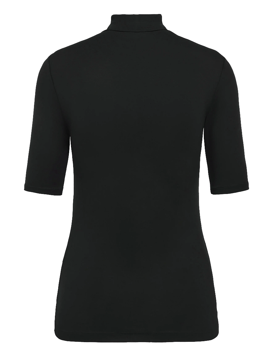 Lauren Ralph Lauren - Stretch Jersey Turtleneck - rullekraver - polo black - 3