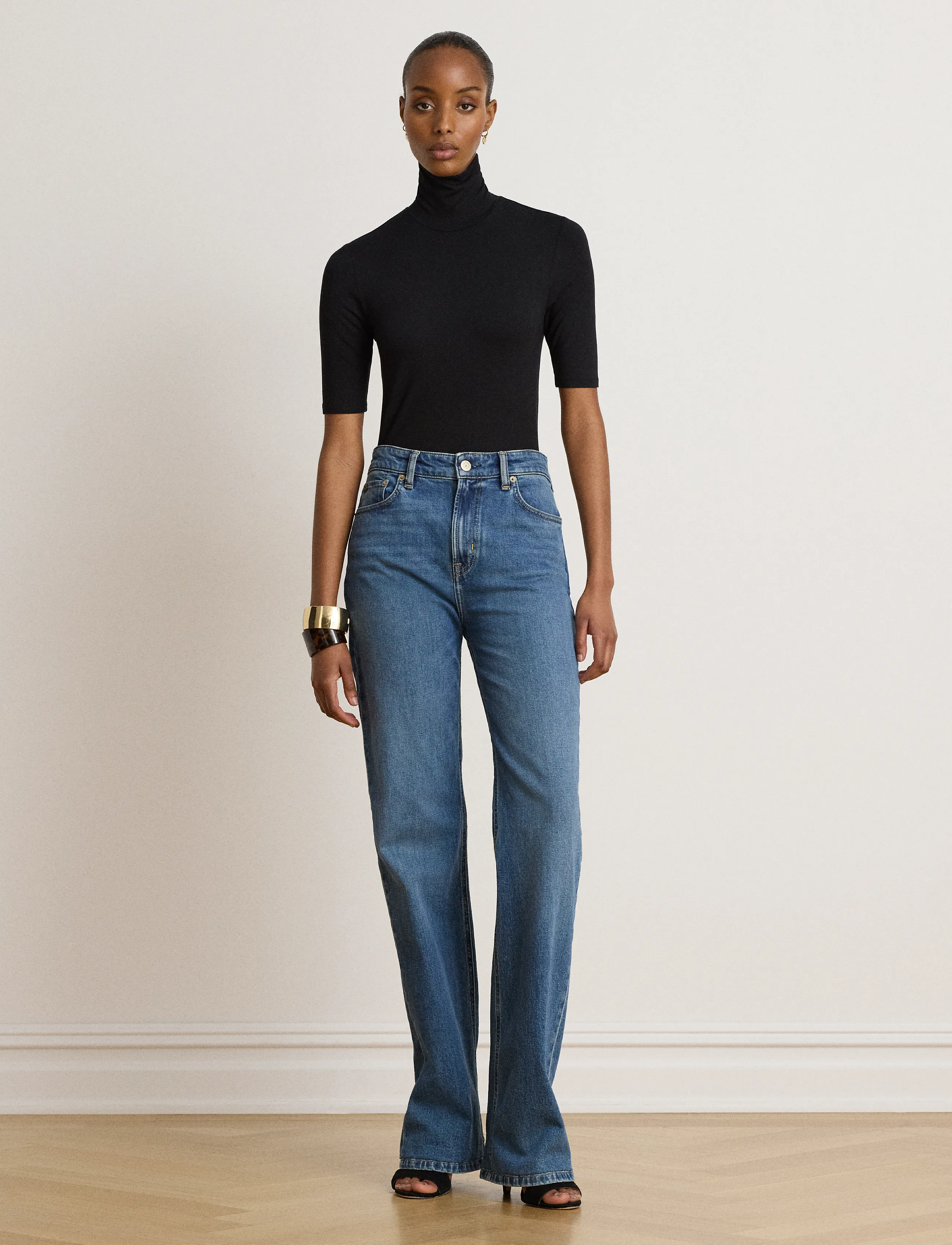 Lauren Ralph Lauren Stretch Jersey Turtleneck toppar & linnen dam – bild 4