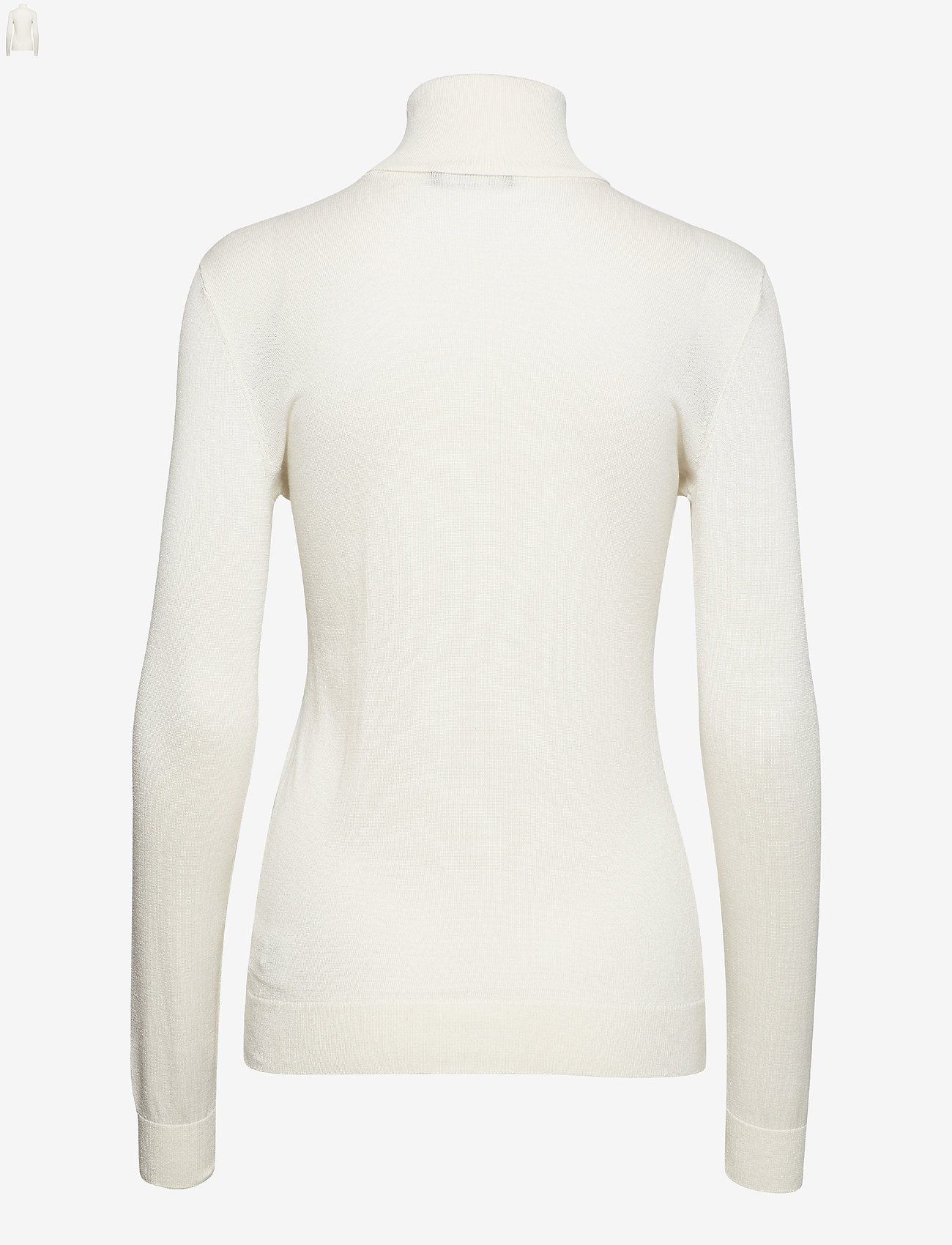Lauren Ralph Lauren - Silk-Blend Roll Neck - mascarpone cream - 1