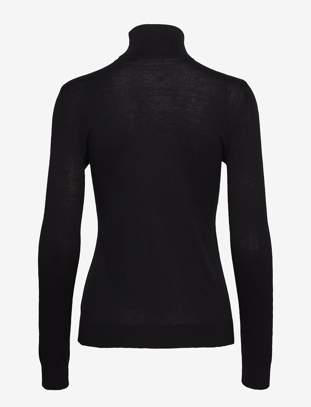 Lauren Ralph Lauren - Silk-Blend Roll Neck - megztiniai su aukšta apykakle - polo black - 1