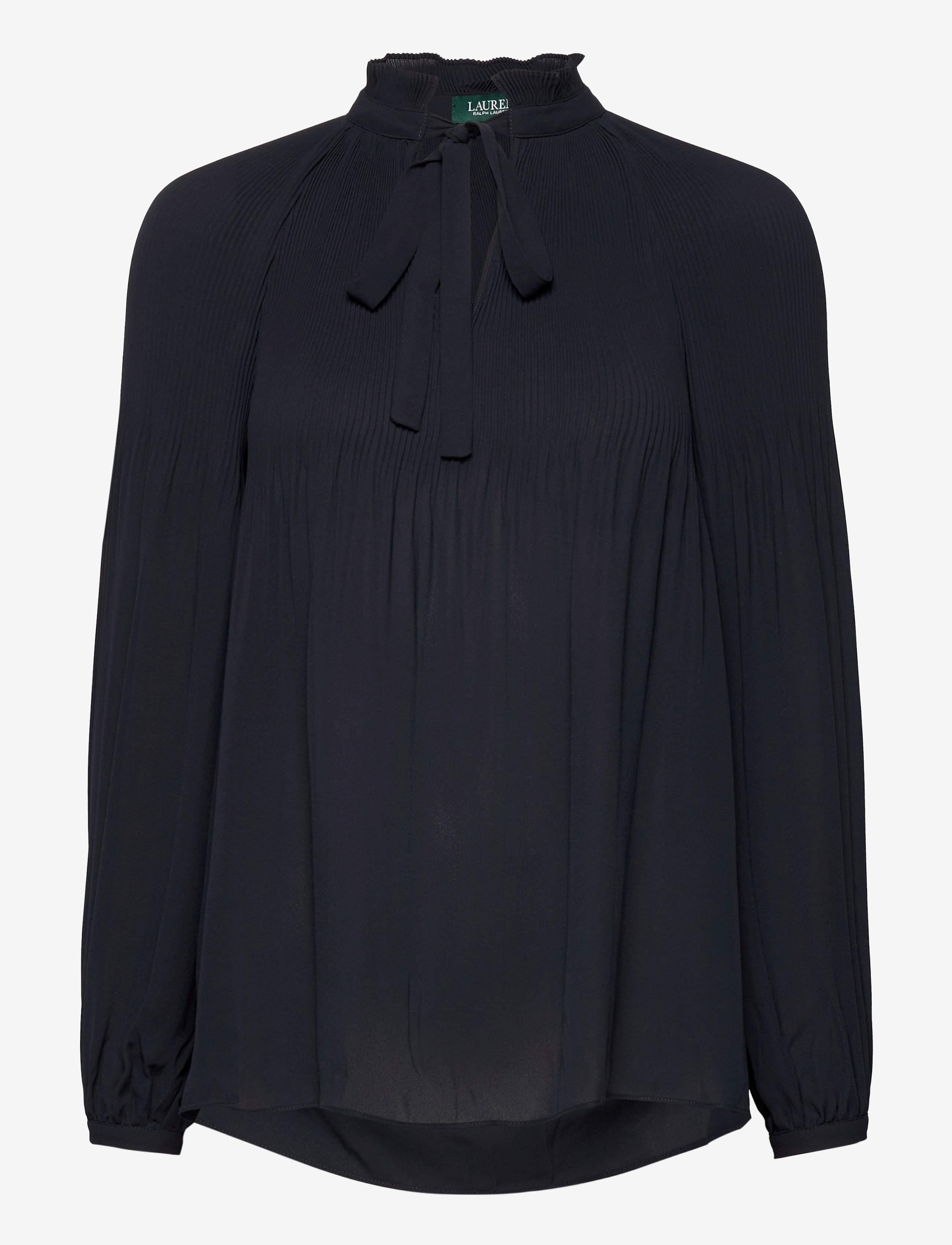 Lauren Ralph Lauren - Georgette Tie-Neck Top - lauren navy - 1