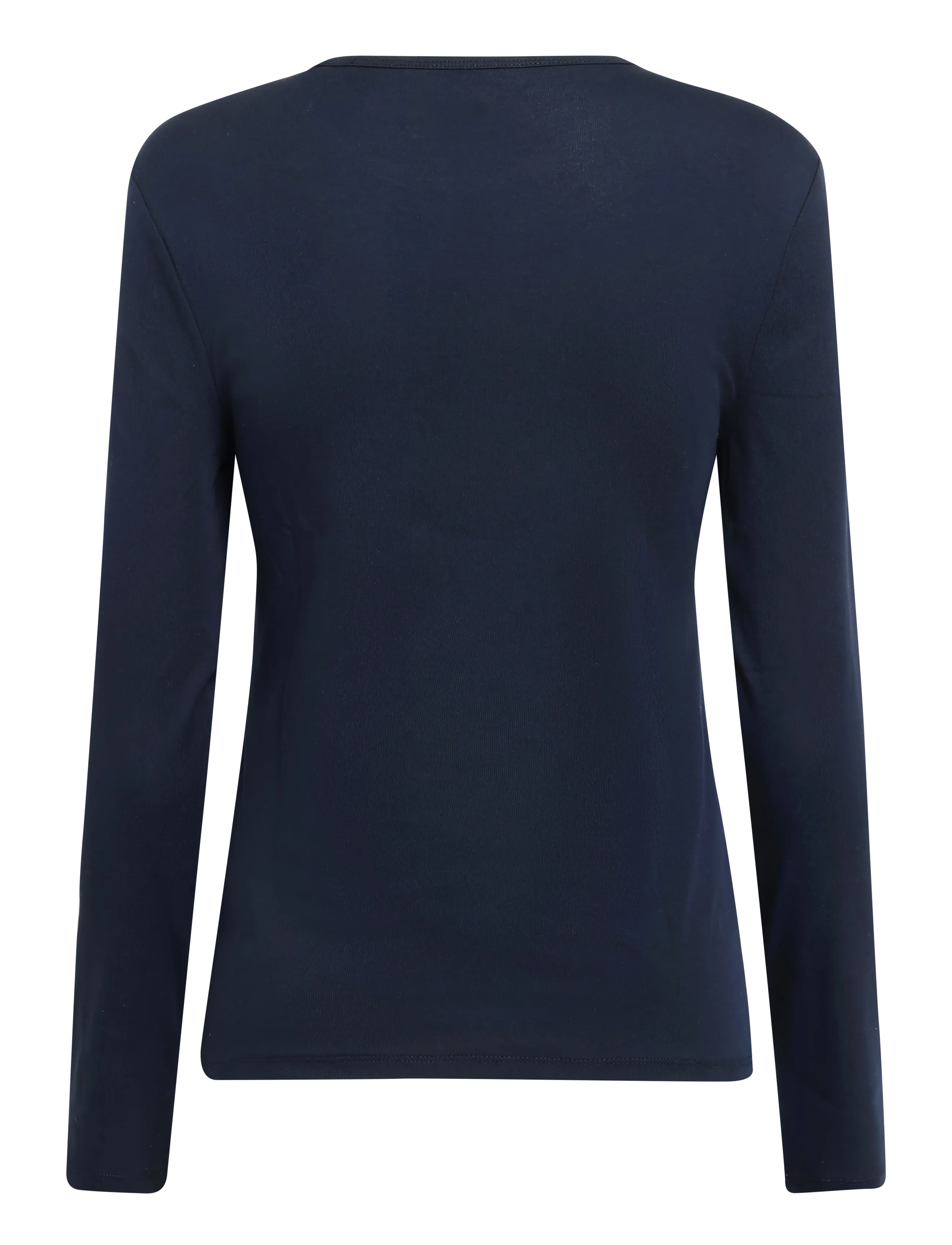 Lauren Ralph Lauren - Långärmad t-shirt i stretchig bomull - långärmade toppar - lauren navy - 3
