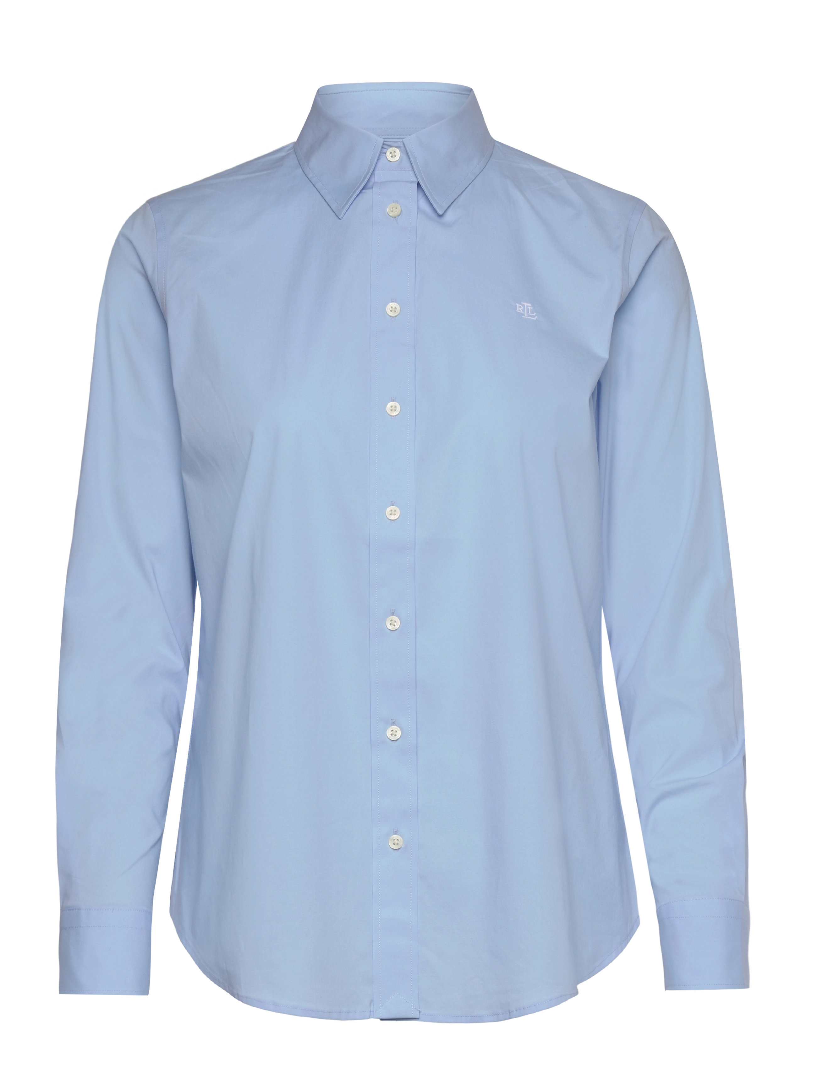 Lauren Ralph Lauren Easy Care Stretch Cotton Shirt - Kläder - BLUE / blue