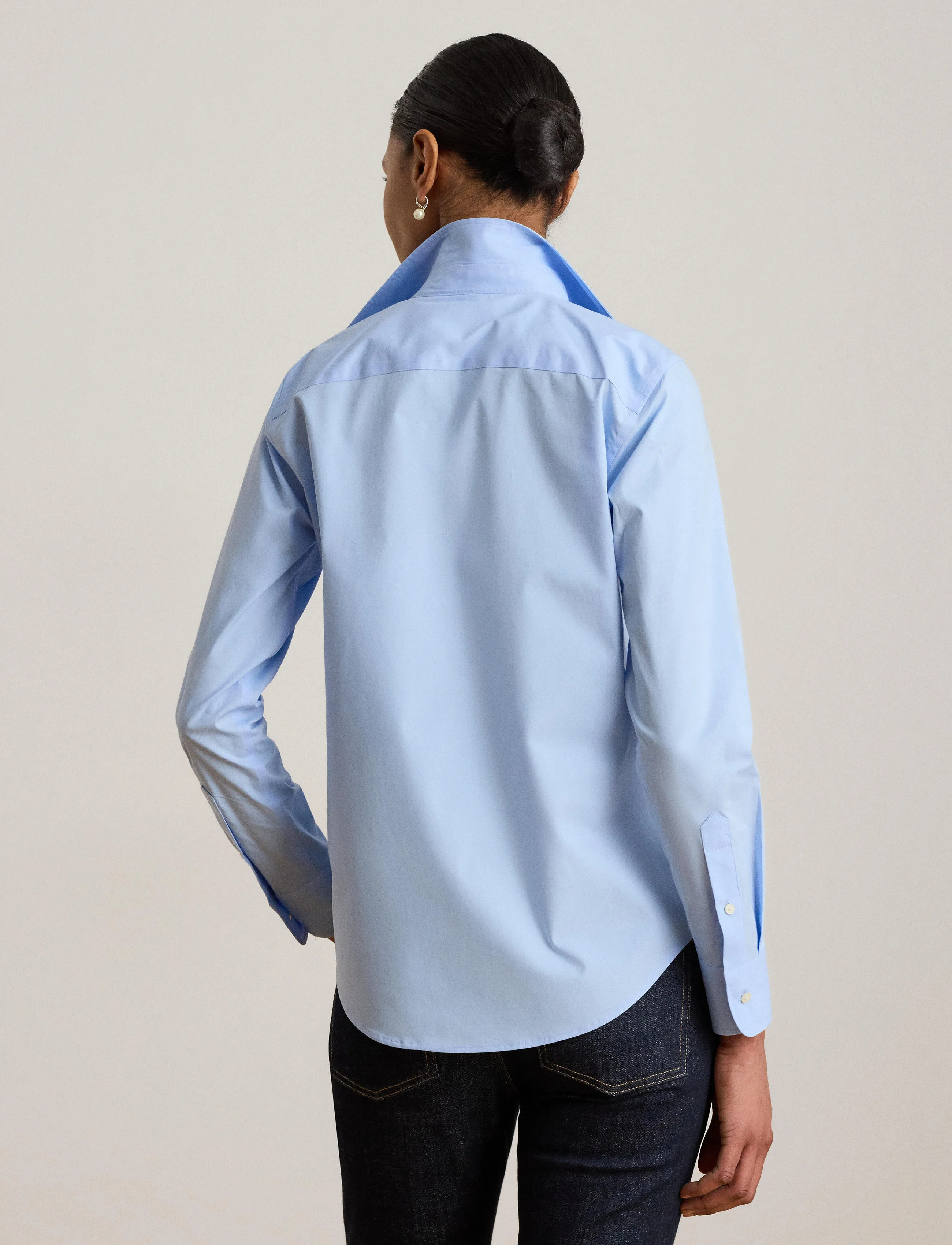 Lauren Ralph Lauren - 50S STRTCH NON IRON-LS SHIRT W/ CHS - chemises à manches longues - blue - 5