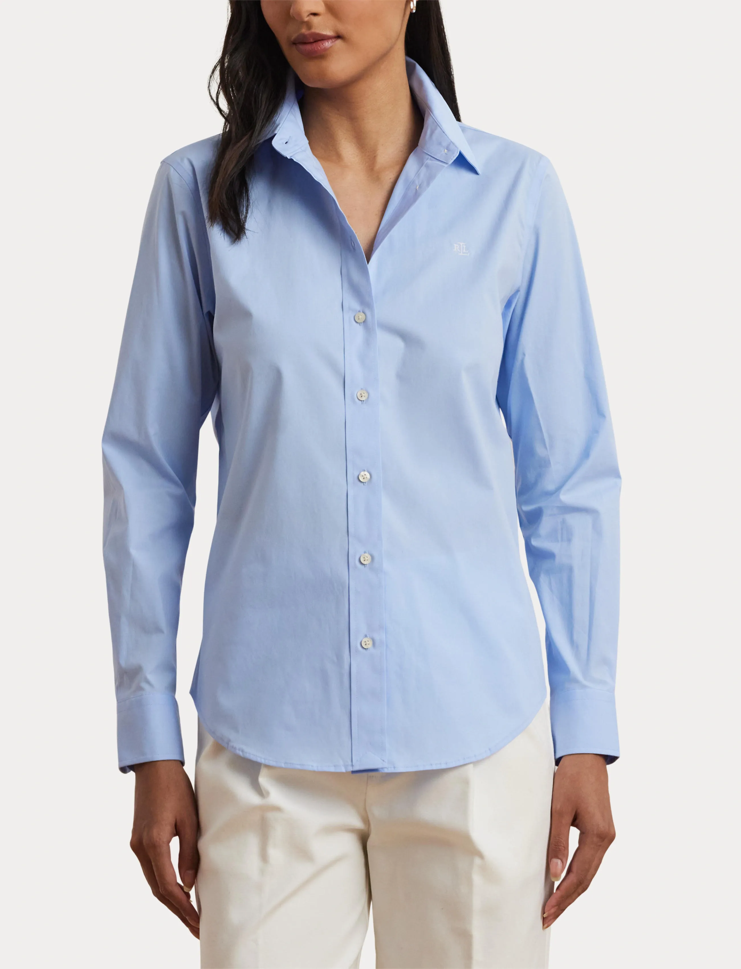 Lauren Ralph Lauren Easy Care Stretch Cotton Shirt skjortor dam – bild 7
