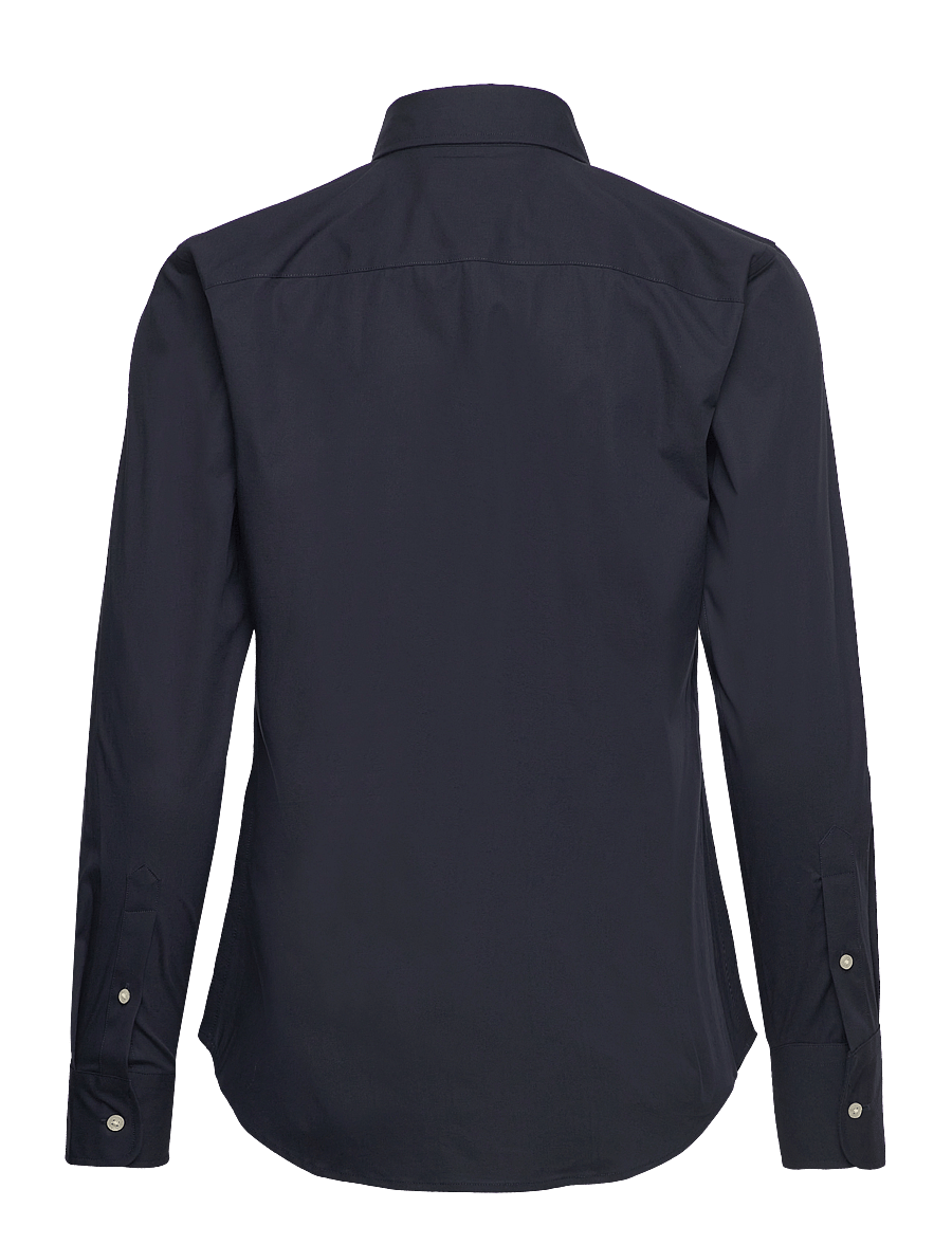 Lauren Ralph Lauren - Easy Care Stretch Cotton Shirt - långärmade skjortor - lauren navy - 1