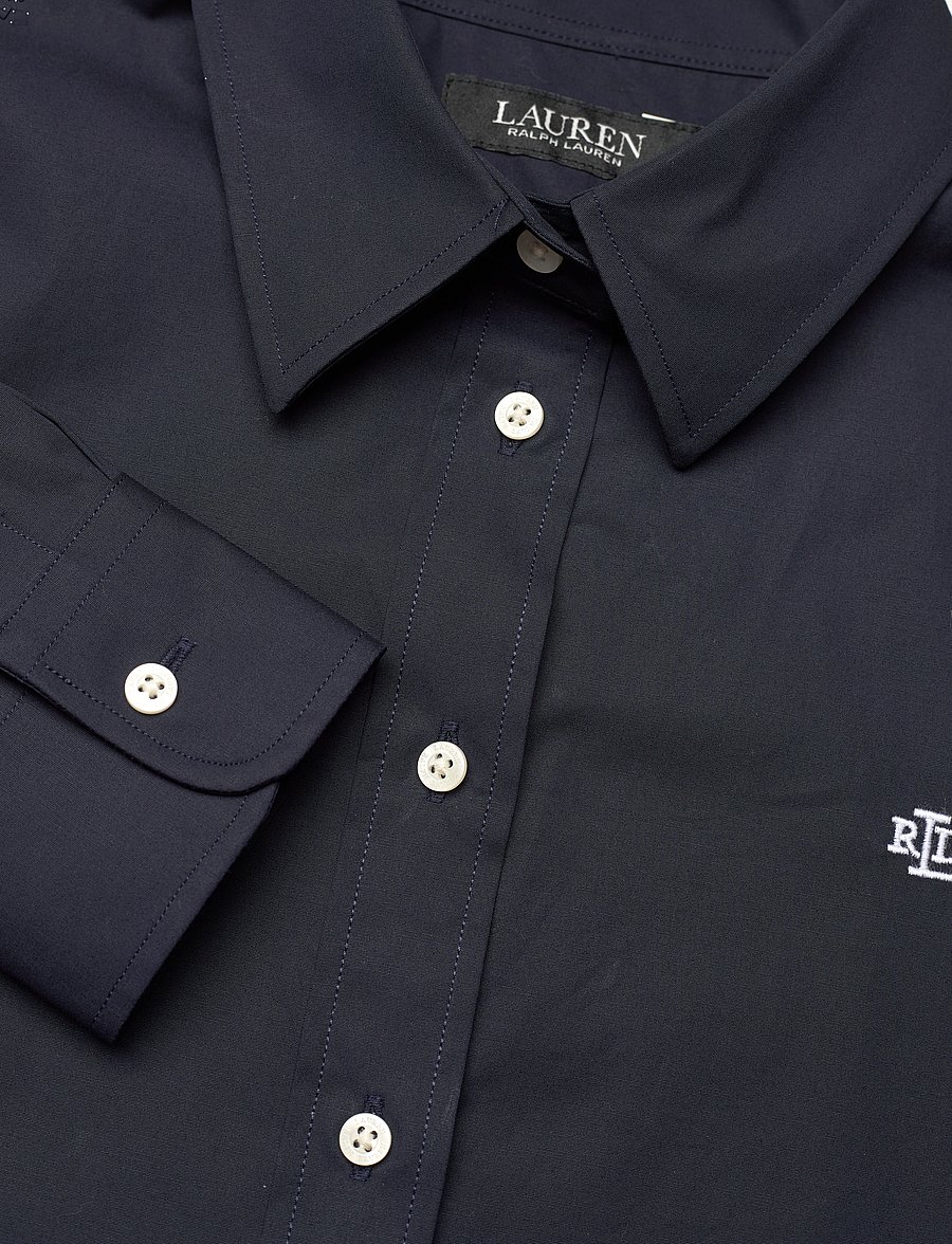 Lauren Ralph Lauren - Easy Care Stretch Cotton Shirt - långärmade skjortor - lauren navy - 2