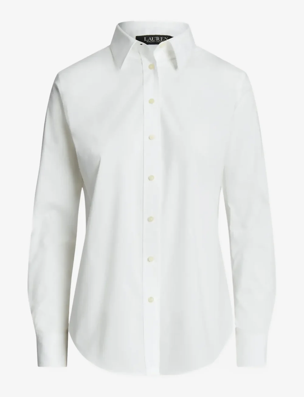 Lauren Ralph Lauren - Easy Care Stretch Cotton Shirt - denim shirts - white - 1