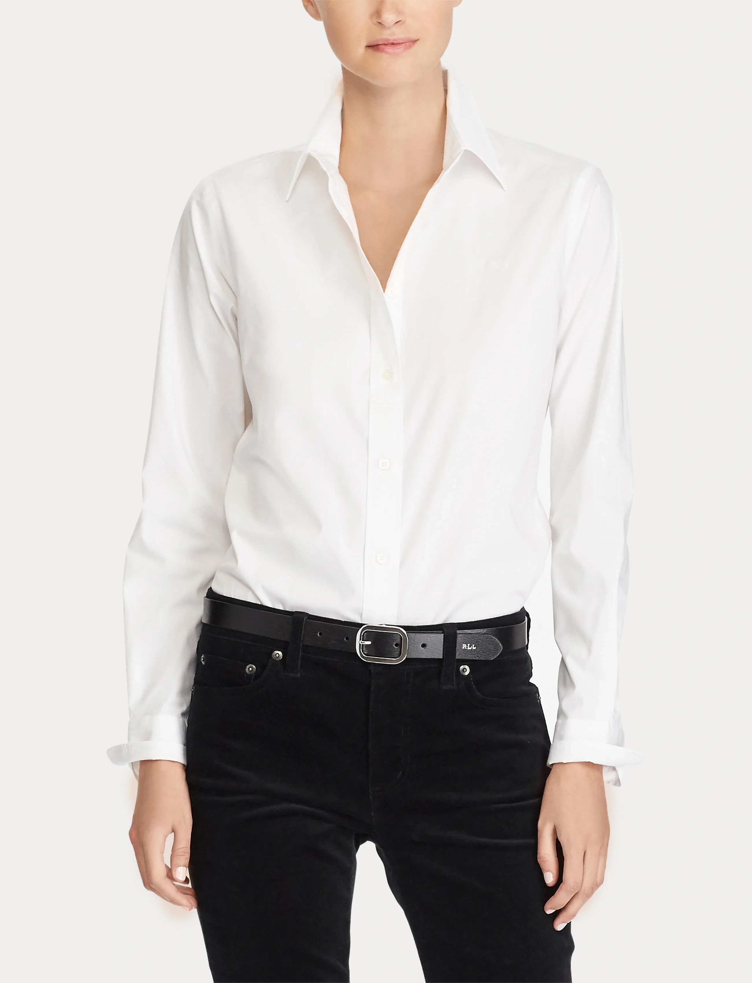 Lauren Ralph Lauren Easy Care Stretch Cotton Shirt skjortor dam – bild 8