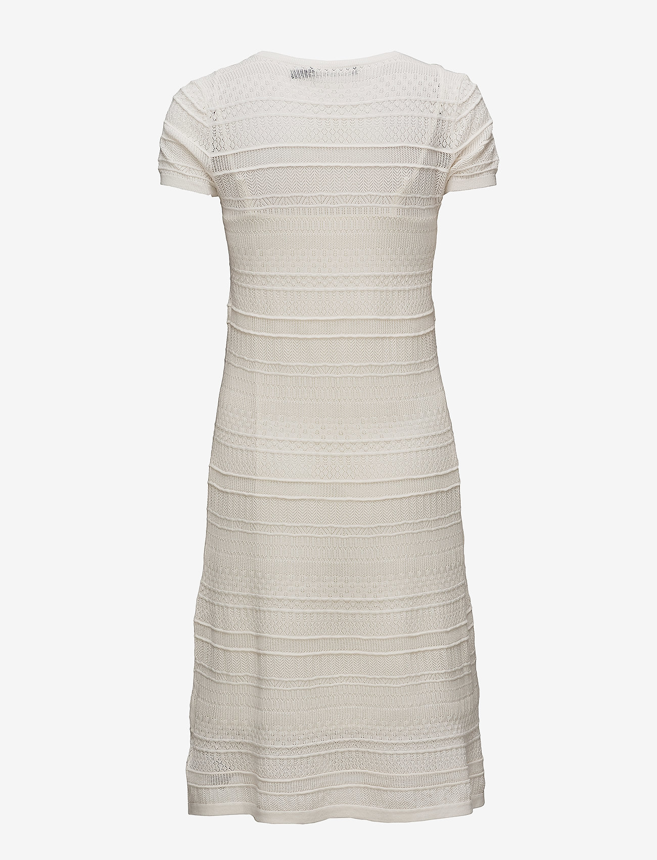 Lauren Ralph Lauren - COTTON NYLON-S/S CN DRESS - mascarpone cream - 1