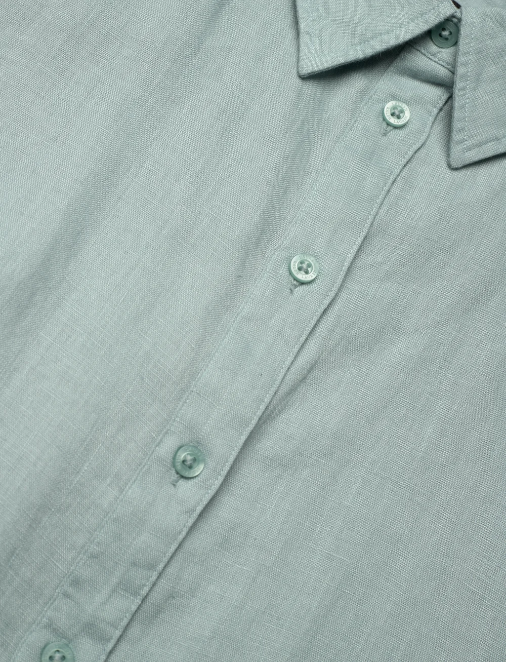 Lauren Ralph Lauren - Relaxed Fit Linen Short-Sleeve Shirt - linased särgid - aqua pearl - 2
