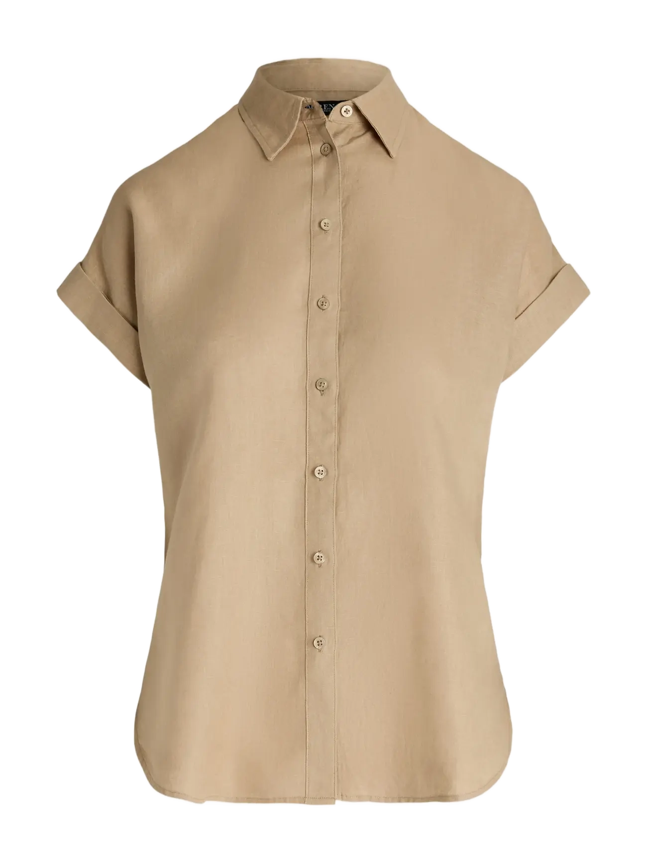 Lauren Ralph Lauren Relaxed Fit Linen Short-Sleeve Shirt - Val kaupenda - BIRCH TAN / beige