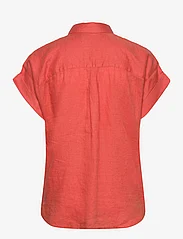 Lauren Ralph Lauren - Linen Dolman-Sleeve Shirt - lininiai marškiniai - canyon orange - 1