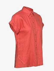 Lauren Ralph Lauren - Linen Dolman-Sleeve Shirt - lininiai marškiniai - canyon orange - 3