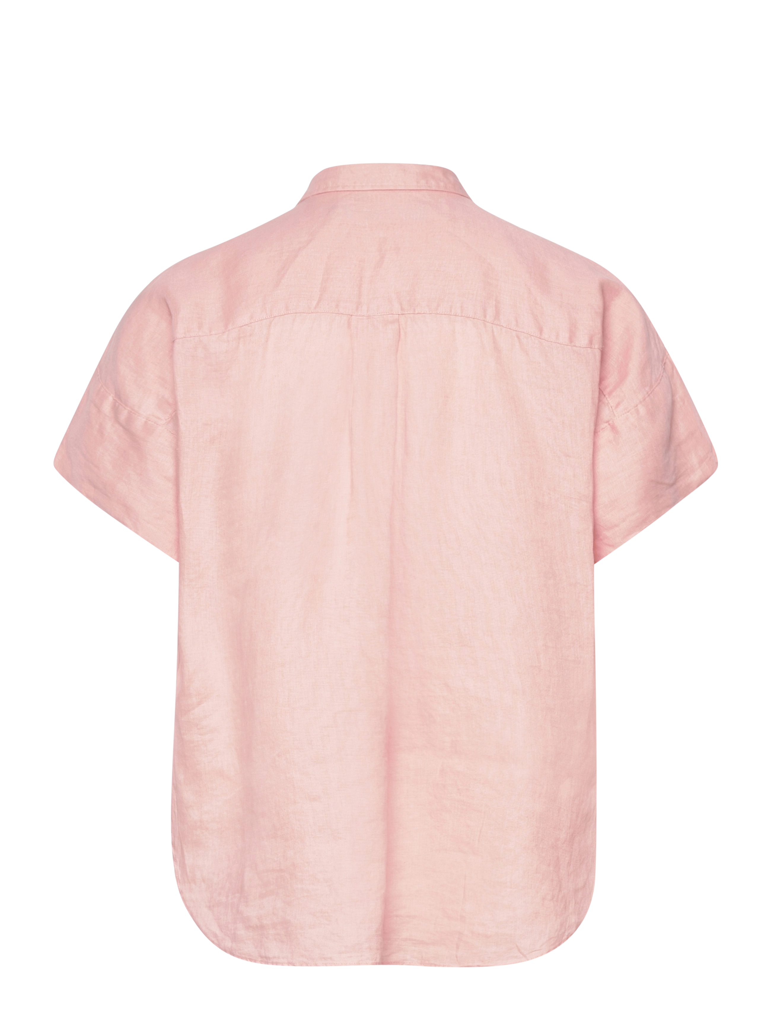 Lauren Ralph Lauren - TISSUE LINEN-SS SHIRT - kortærmede skjorter - pale pink - 1