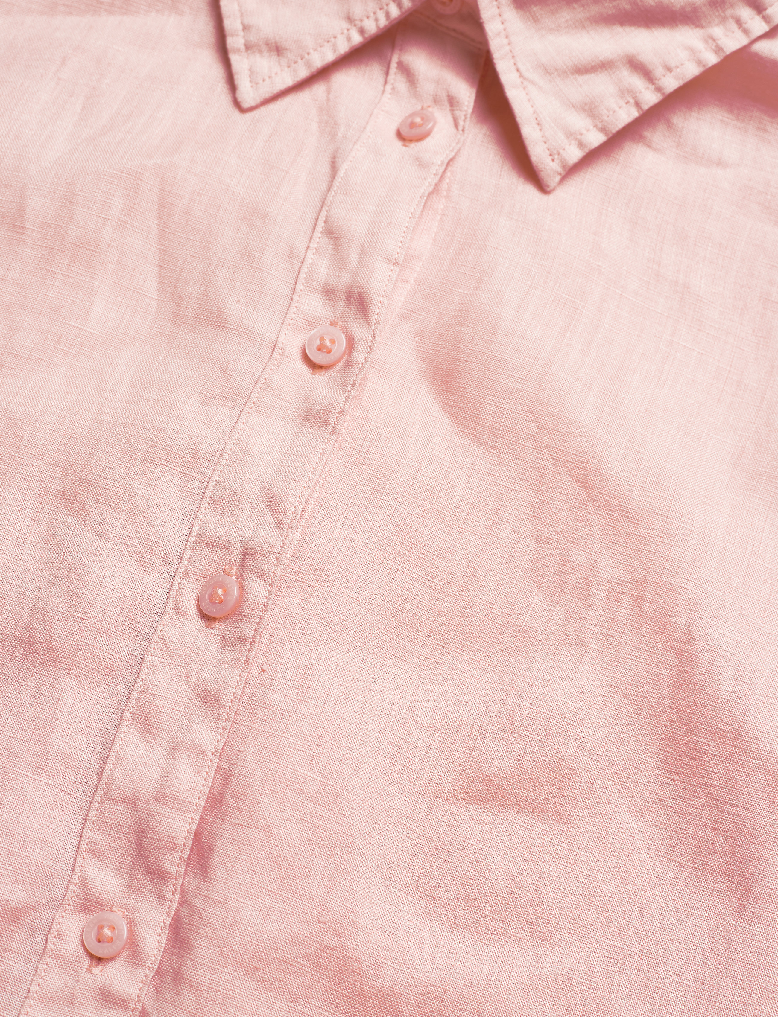 Lauren Ralph Lauren - TISSUE LINEN-SS SHIRT - kortærmede skjorter - pale pink - 2