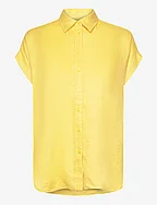 Linen Dolman-Sleeve Shirt - PRIMROSE YELLOW