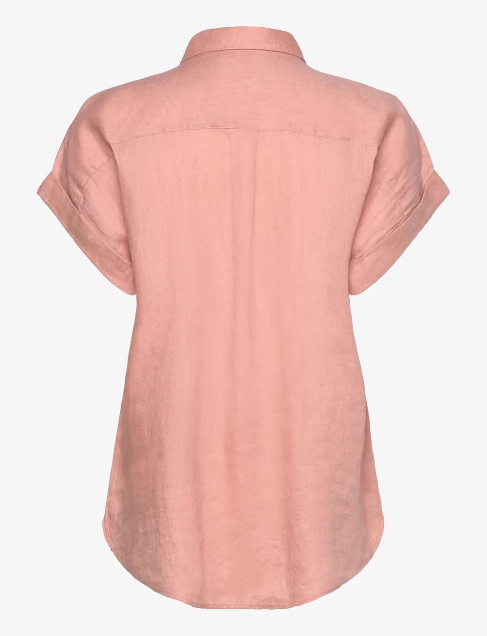 Lauren Ralph Lauren - Relaxed Fit Linen Short-Sleeve Shirt - linneskjortor - sunrise blush - 1
