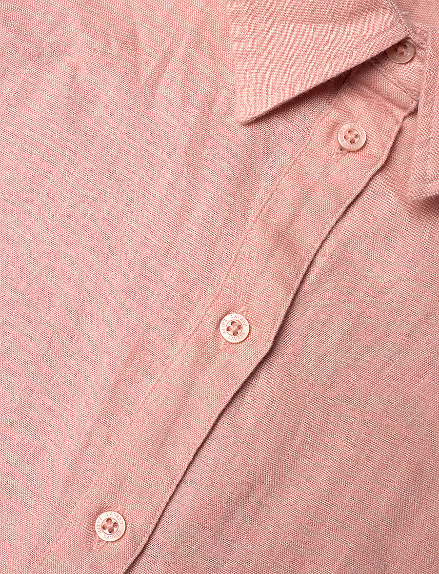 Lauren Ralph Lauren - Relaxed Fit Linen Short-Sleeve Shirt - linneskjortor - sunrise blush - 2