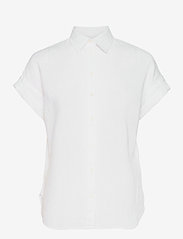 Lauren Ralph Lauren - Linen Dolman-Sleeve Shirt - hørskjorter - white - 1