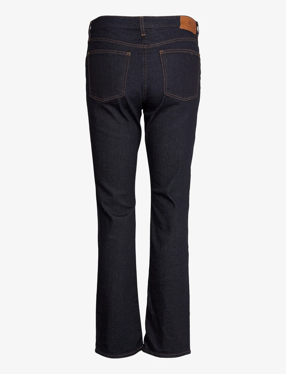 Lauren Ralph Lauren - Mid-Rise Straight Jean - dark rinse wash d - 2